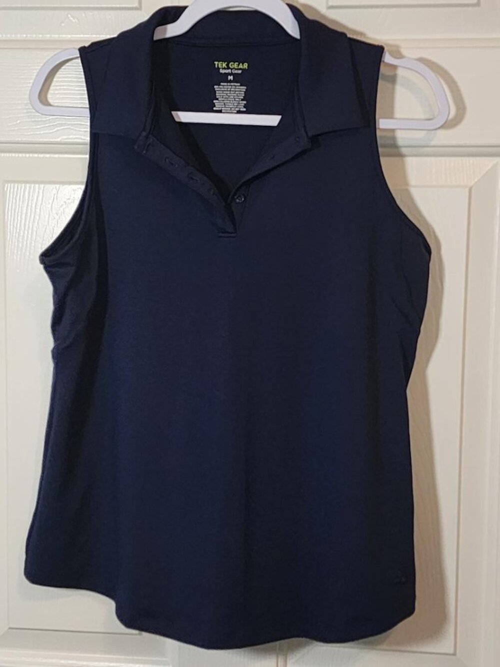 TEK GEAR Women's Sleeveless Polo Shirt